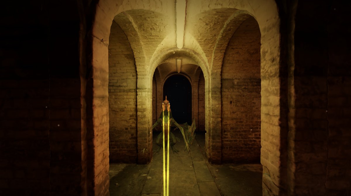 The Basilisk's Gaze: an interactive crypt quest